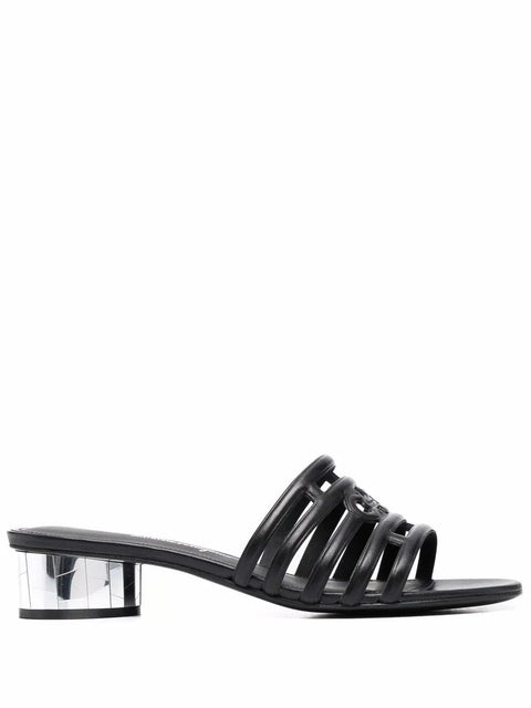 Ferragamo 30Mm Finn Sandals in BLACK