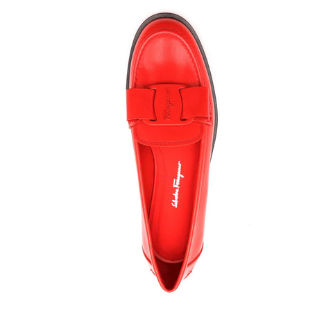 Ferragamo Vivaldo Logo-Plaque Loafers