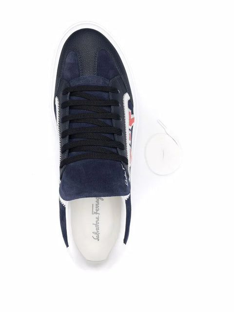 Ferragamo Borg 5 Low-Top Sneakers