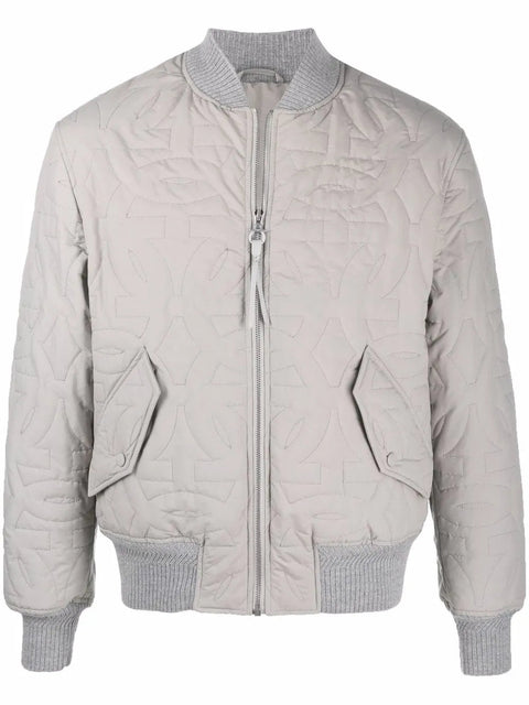 Ferragamo Gancini-Logo Bomber Jacket