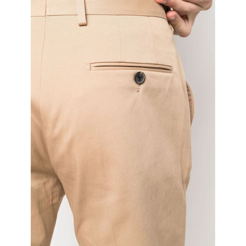 Ferragamo Cotton Gabardine Straight-Leg Trousers