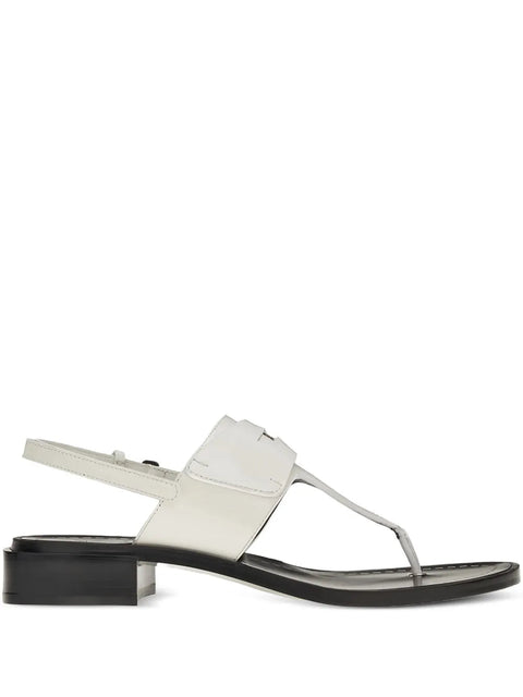 Ferragamo Nya Leather Ankle-Strap Sandals