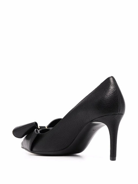 Ferragamo 70Mm Zoey Bow-Detail Pumps