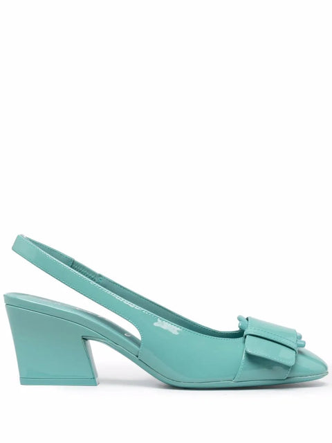 Ferragamo Slingback Buckle Pumps