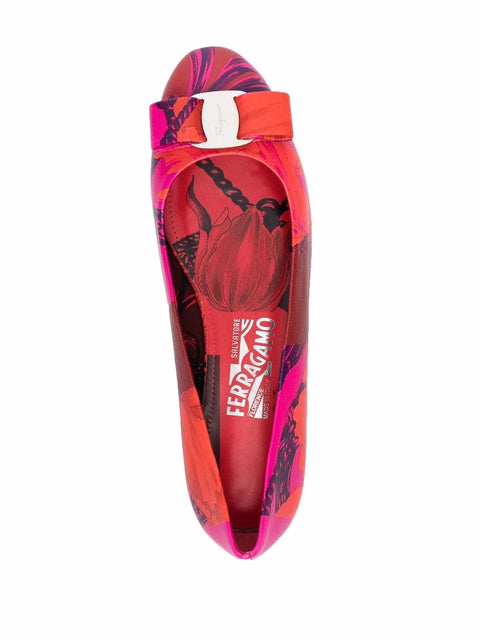 Ferragamo Varina Icon Ballerina Shoes