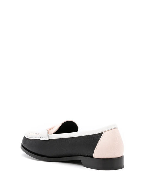 Ferragamo Gancini Leather Moccasin Loafers