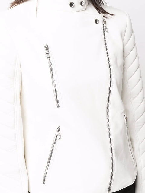 Ferragamo Biker Leather Jacket