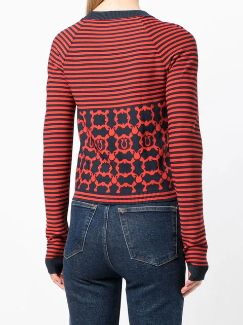 Ferragamo Long Sleeves Round-Neck
