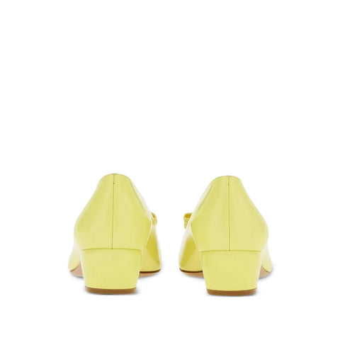 Ferragamo Leather Ballet Flats