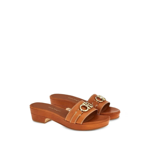 Ferragamo Leather Heeled Sandals