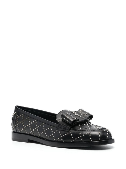 Ferragamo Viva Studded Loafers