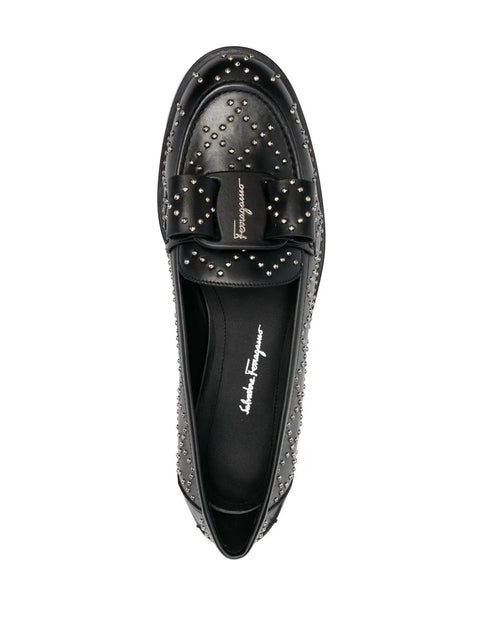 Ferragamo Viva Studded Loafers