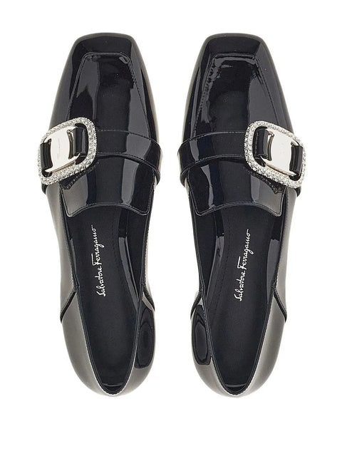 Ferragamo Vara Chain Loafers