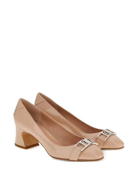 Ferragamo 50Mm Vara Chain Pumps