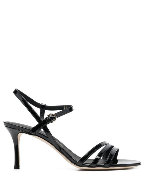 Ferragamo Buckle-Fastening 75Mm Heeled Pumps