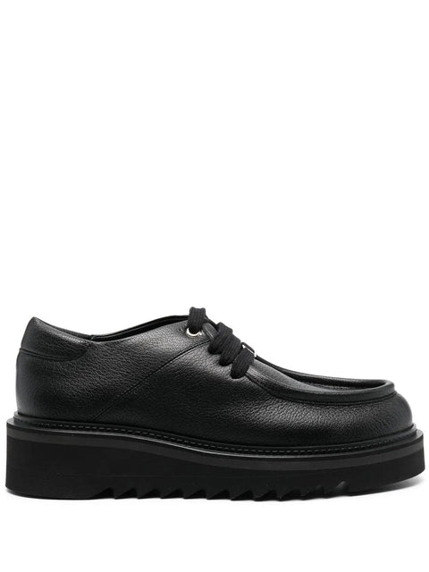 Ferragamo 50Mm Chunky Lace-Up Oxford Shoes