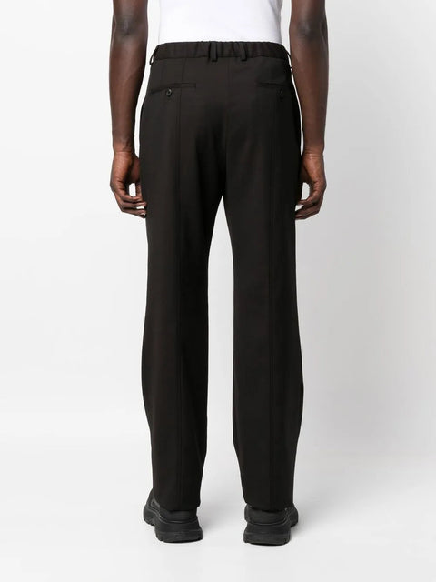 Ferragamo Straight-Leg Belted Trousers