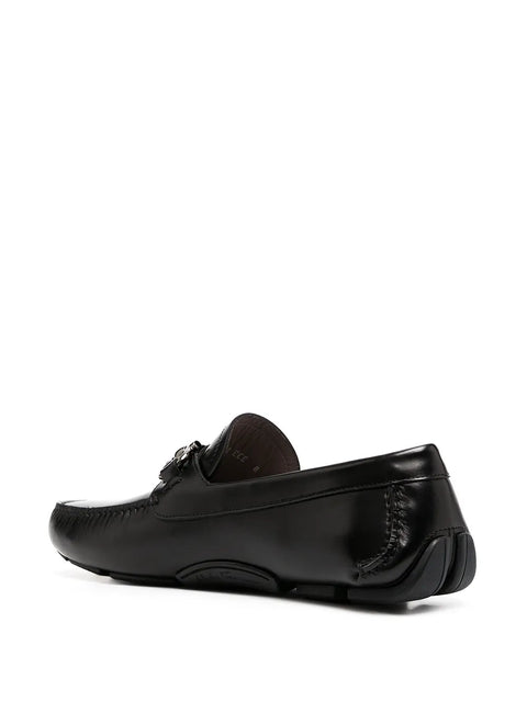 Ferragamo Gancini Buckle Driving Loafers