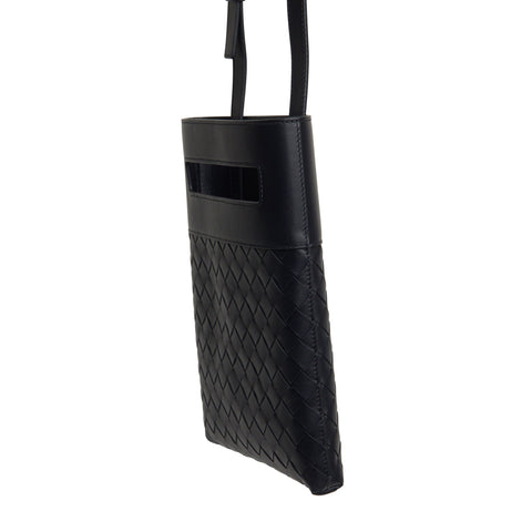 Bottega Veneta Mesh Crossbody Bag in Blue