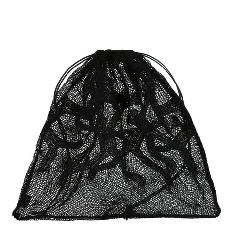 Bottega Veneta Mesh Clutch Bag in BLACK