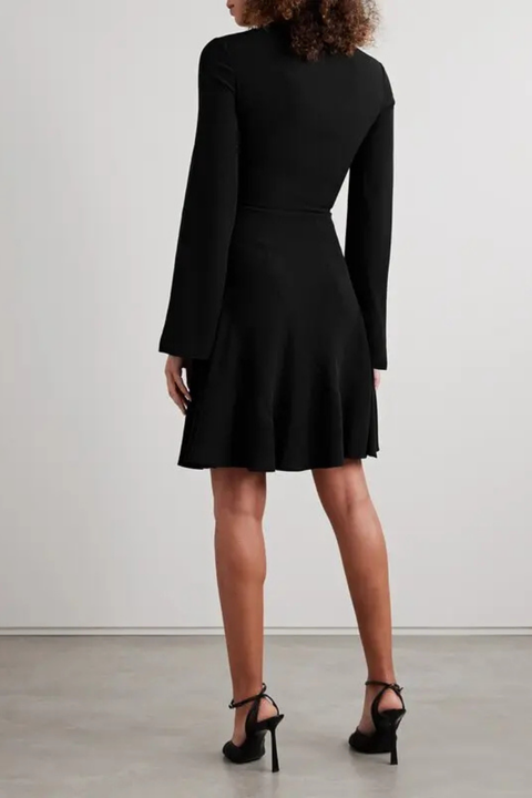 Givenchy Ruffled Dress_Black