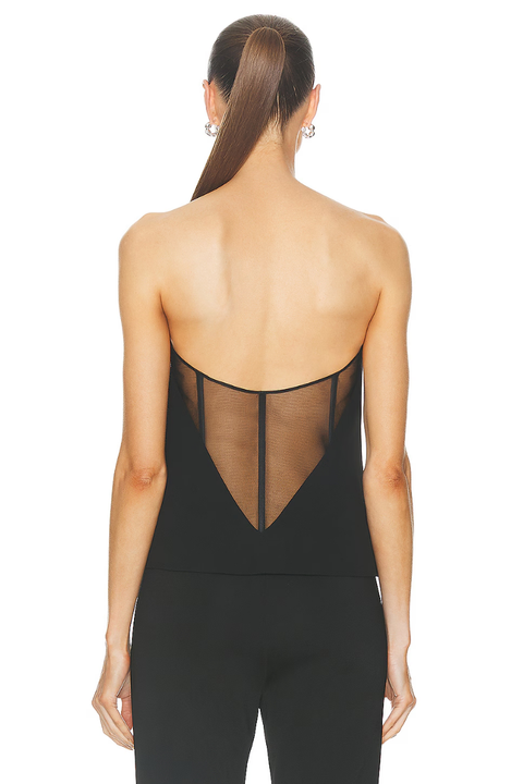 Givenchy Corset Bustier Top_Black