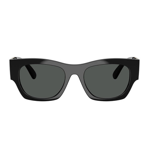 Versace Sunglasses Square Full Rim, Black Frame and Dark Grey Lens VE4479UGB1/87