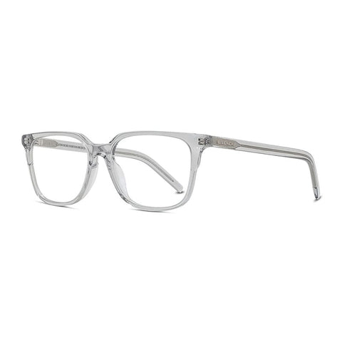 Givenchy Eyeglasses Square Full Rim, Transparent Grey Frame and Clear Demo Lens Lens GV50020I020