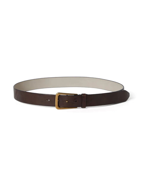 Brunello Cucinelli Leather Buckle-Fastening Belt