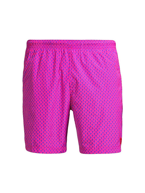Alexander Mcqueen Skull Dot Print Swim Shorts
