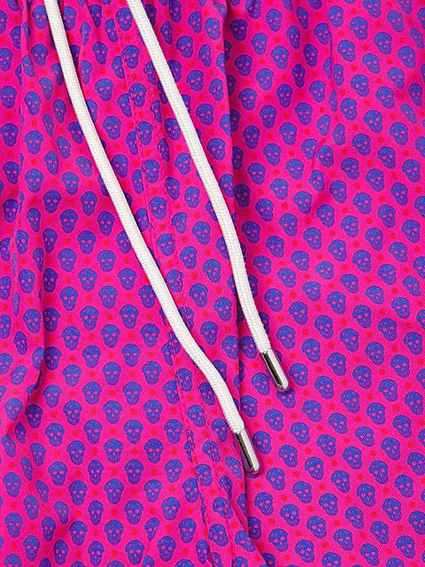 Alexander Mcqueen Skull Dot Print Swim Shorts