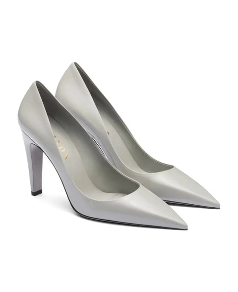 Prada Brushed Leather Pumps