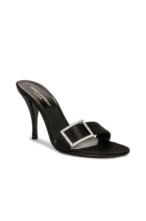 Simone Mules in Satin Crepe