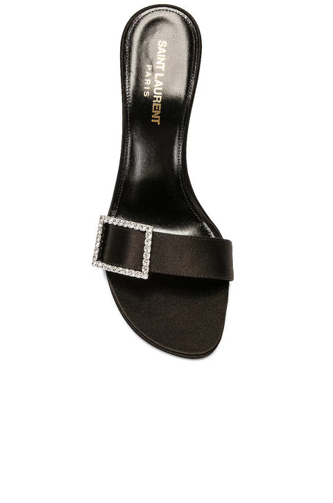 Simone Mules in Satin Crepe